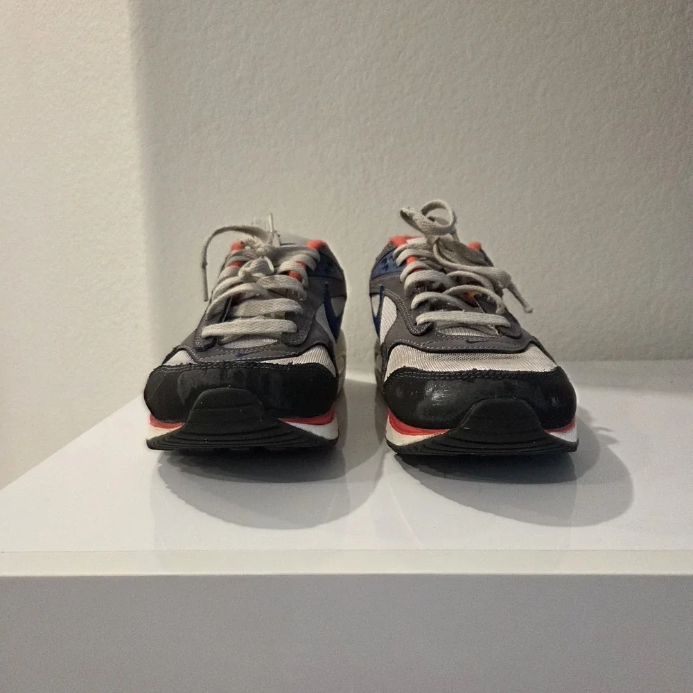 Nike Womens Air Max Correlate Gray Red Blue Sneakers Shoe Size 8